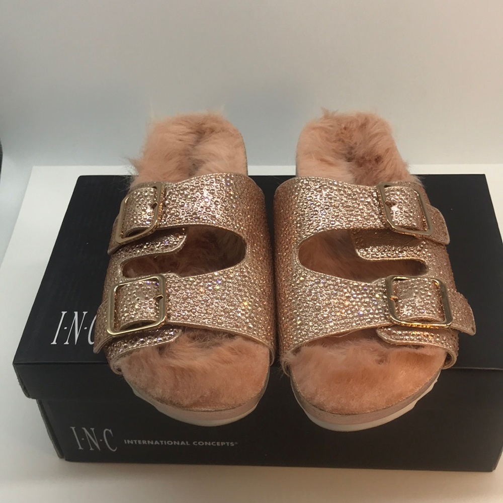 INC International Concepts Womens Alani2 Fabric Open Toe, Rose Pearl, Size 7 M - Picture 3 of 11